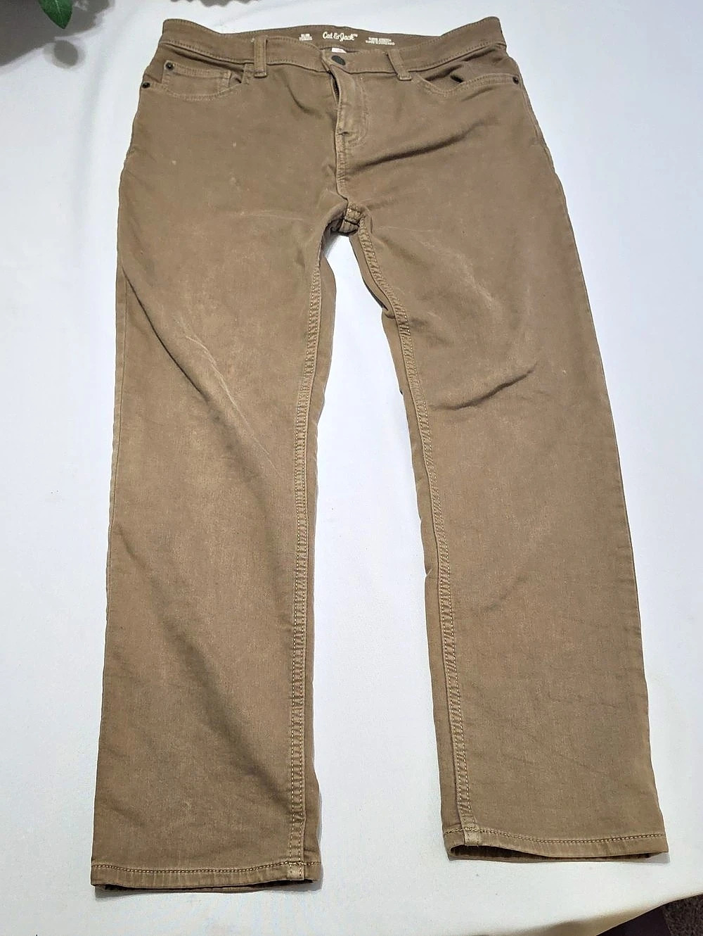 Cat & Jack Super Stretch Slim Fit Pants in Brown